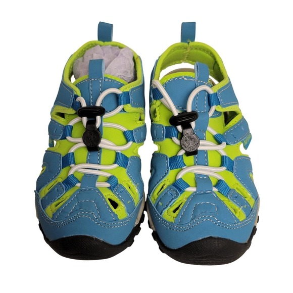 Toddler Northside Water Sandals Quick-Dry Athletic Summer Shoes SZ 9 Blue Green - Picture 1 of 7